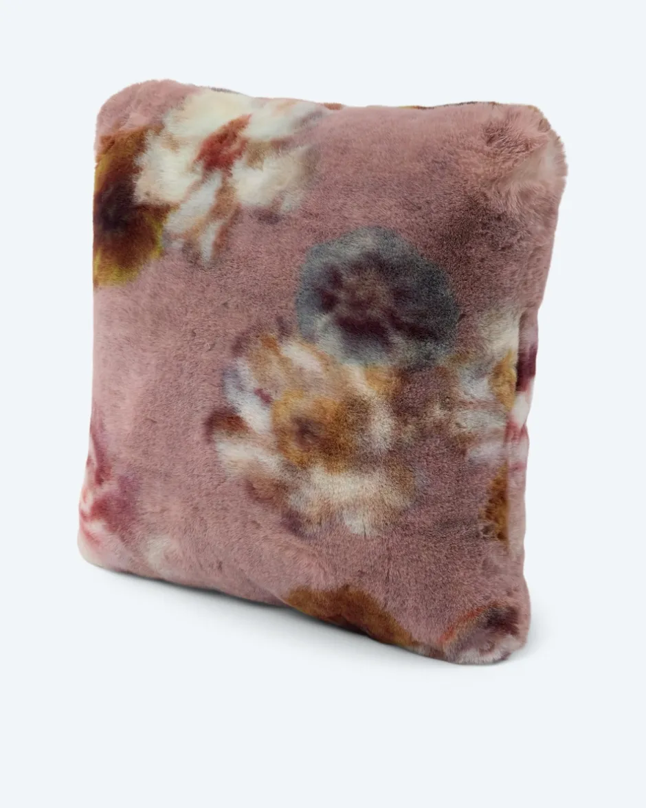 New Kissen in Kaninchenfell-Optik "Edelrose" Heimtextilien