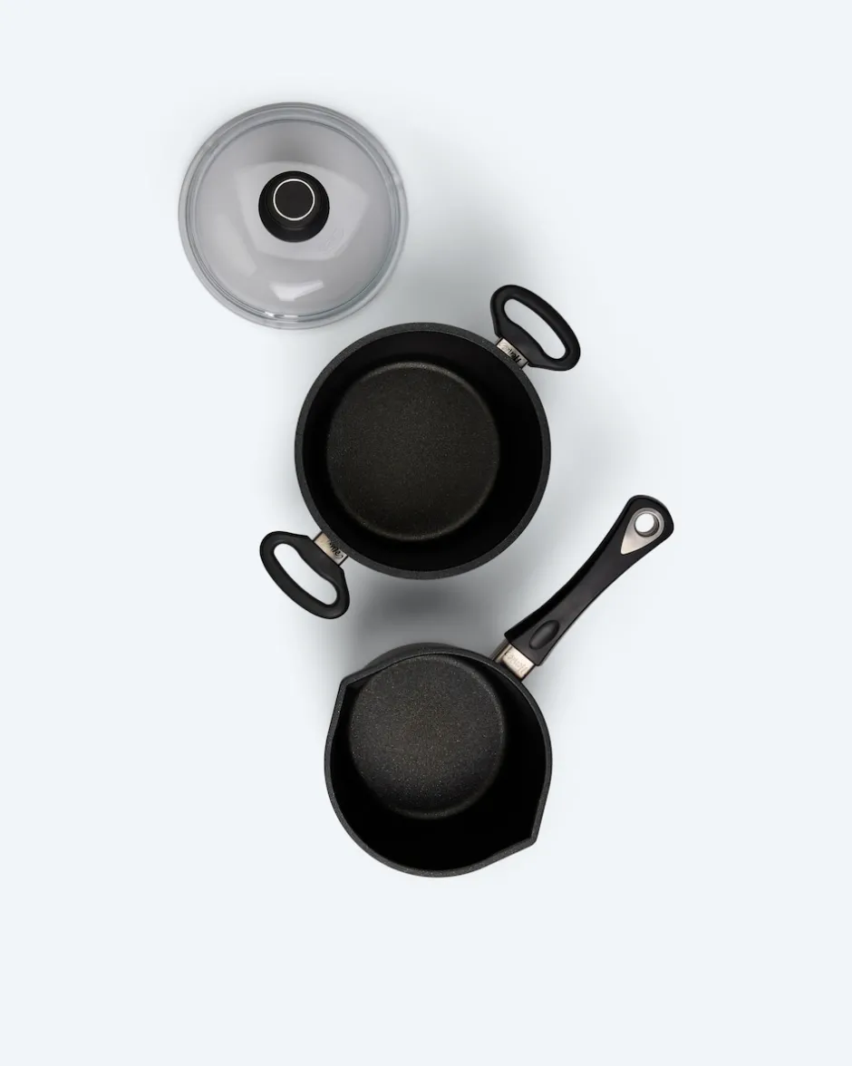 Sale Koch- & Milchtopfset, 3tlg. Töpfe & Pfannen