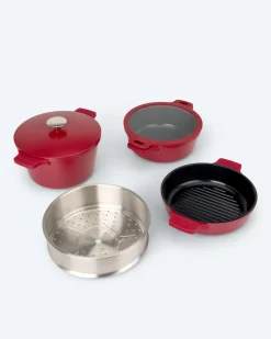 Hot Kochgeschirr-Set, 6tlg. Töpfe & Pfannen