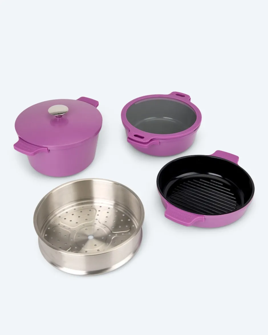 Hot Kochgeschirr-Set, 6tlg. Töpfe & Pfannen