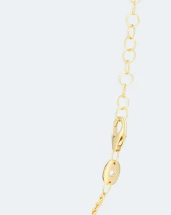 Clearance Kordelkette mit Brillant 0,02 ct Halsketten & Colliers