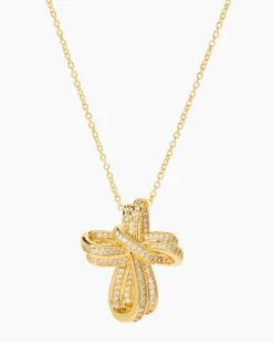 Clearance Kreuzanhänger und Kette Halsketten & Colliers