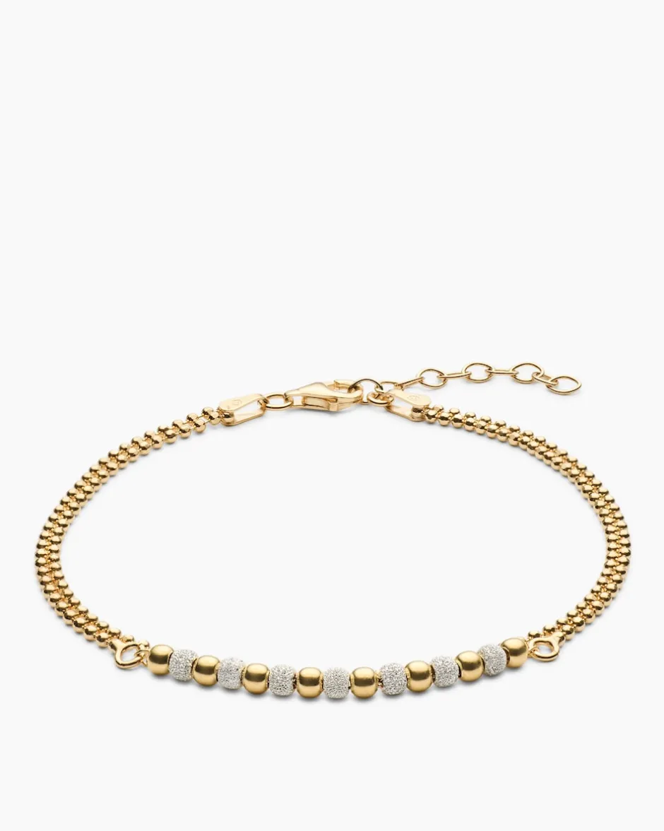 Hot Kugelarmband mit diamantierten Kugeln Armbänder