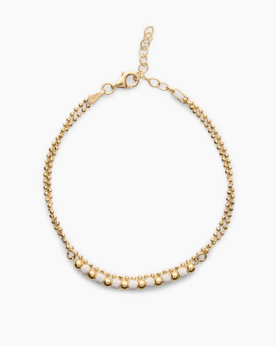 Hot Kugelarmband mit diamantierten Kugeln Armbänder