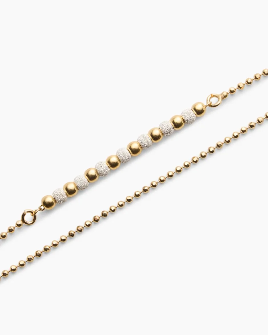 Hot Kugelarmband mit diamantierten Kugeln Armbänder