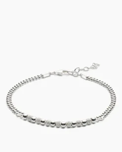 Hot Kugelarmband mit diamantierten Kugeln Armbänder