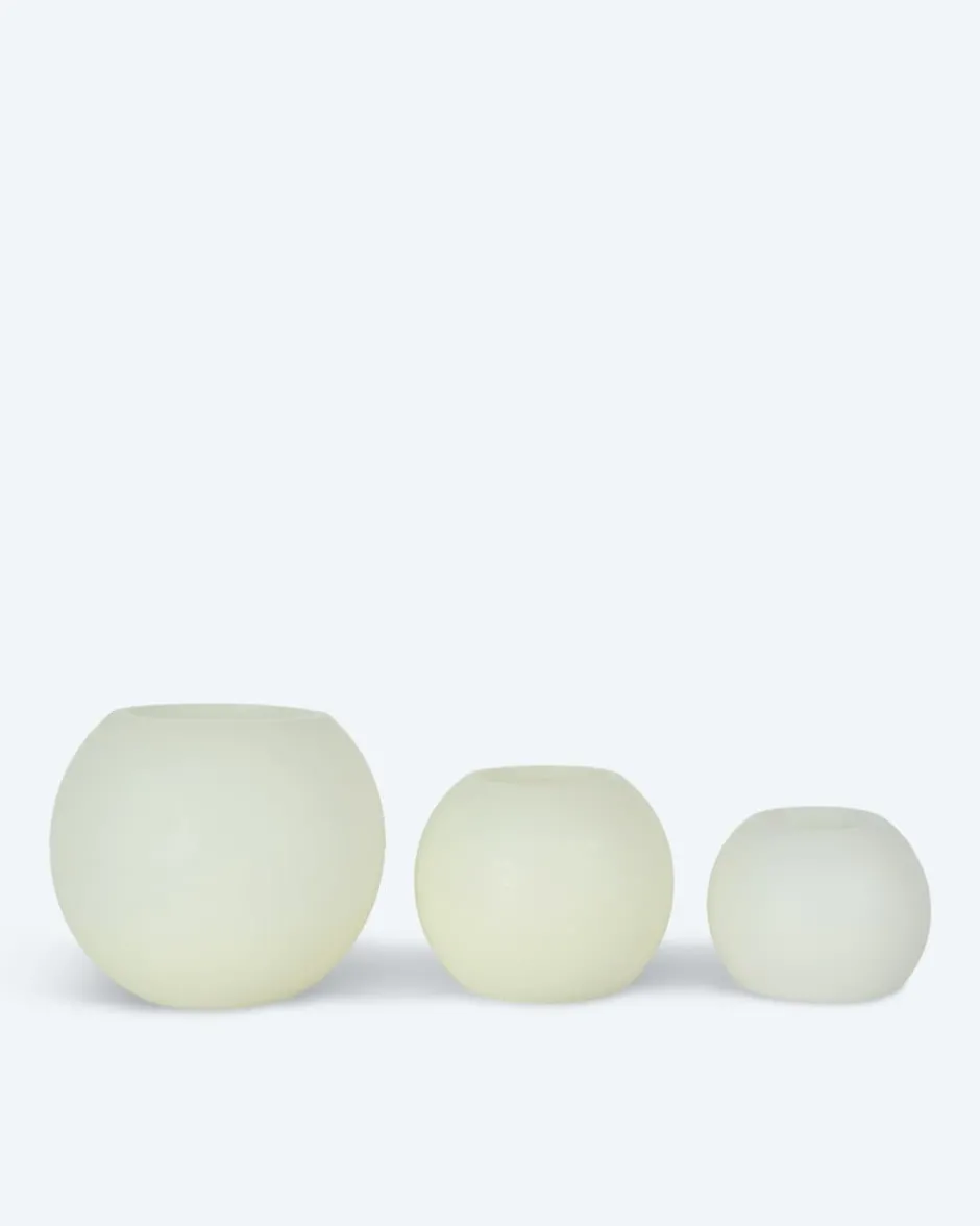 Clearance Kugelkerzen-Set, 3tlg. Dekoration