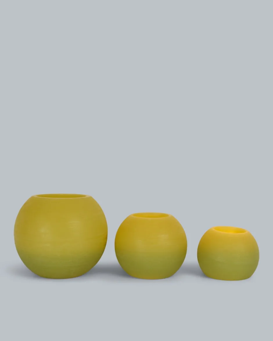 Clearance Kugelkerzen-Set, 3tlg. Dekoration