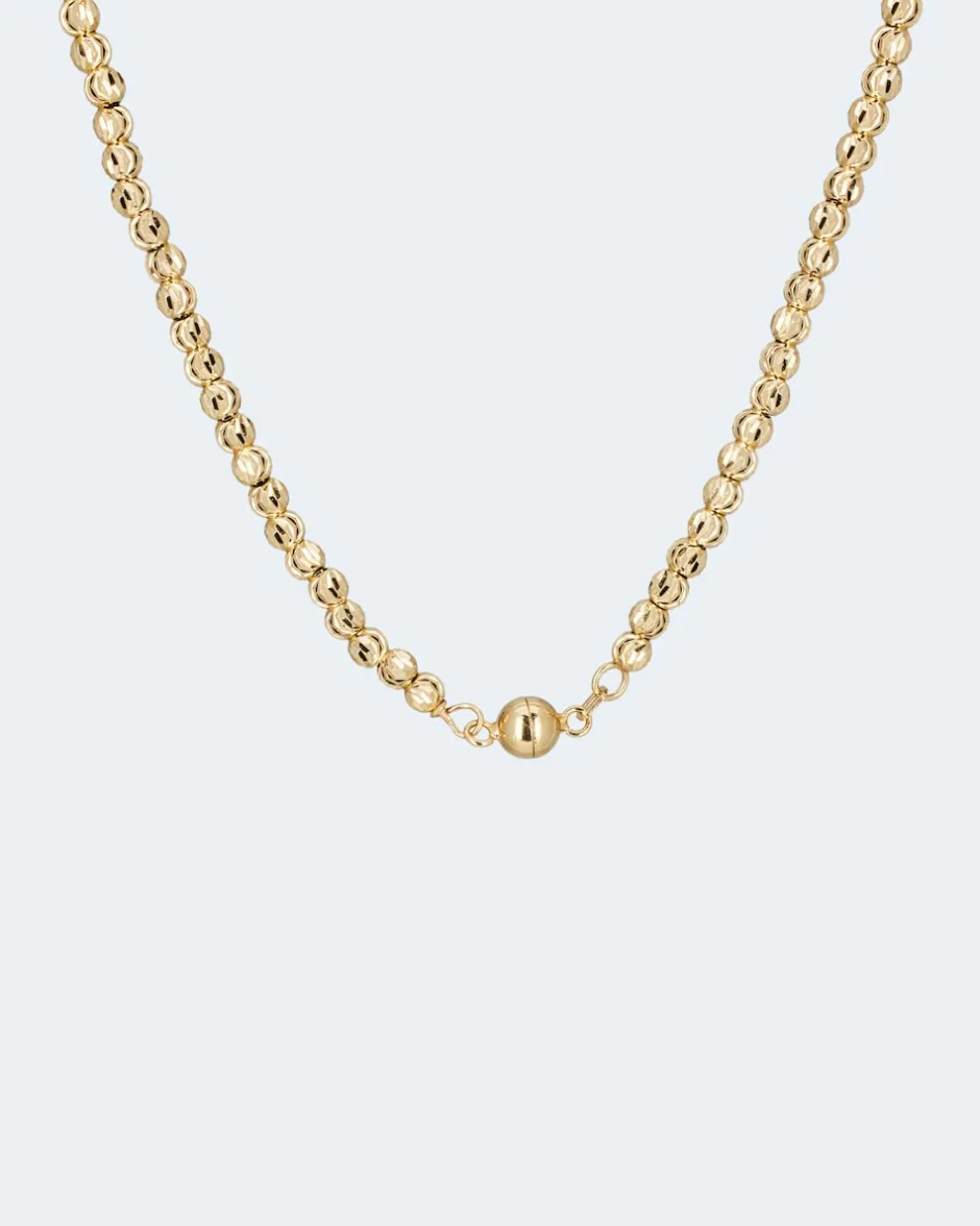 Hot Kugelkette mit Magnetschließe Halsketten & Colliers