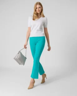 Online Kurzarmpullover mit Glanzgarn Strickware