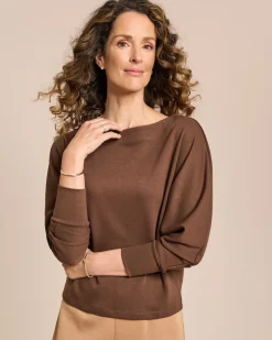 Hot Kuschelshirt mit Fledermausarm Shirts & Tops