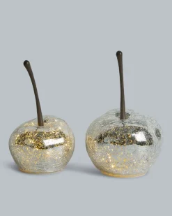 Sale LED Glaskirschen 2er-Set Dekoration