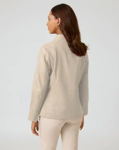 New Lederjacke mit bedrucktem Futter Jacken & Mäntel