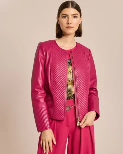 New Lederjacke mit Steppung Jacken & Mäntel