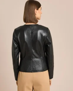 New Lederjacke mit Steppung Jacken & Mäntel