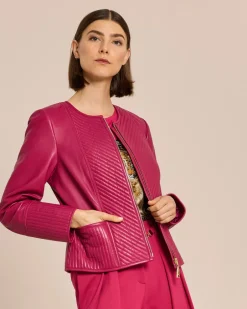 New Lederjacke mit Steppung Jacken & Mäntel