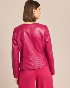 New Lederjacke mit Steppung Jacken & Mäntel