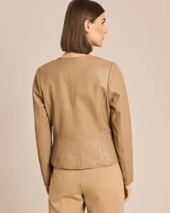 New Lederjacke mit Steppung Jacken & Mäntel