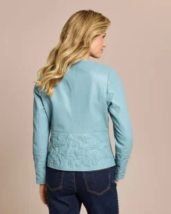 Sale Lederjacke mit Stickerei Jacken & Mäntel