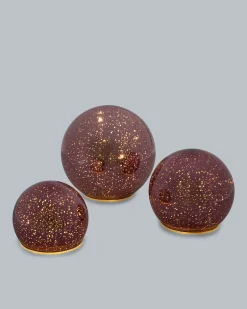 Best LED-Glaskugel Outdoor Twinkle, 3tlg. Dekoration