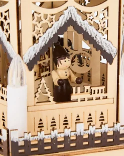 Clearance LED-Holzpyramide Classic Dekoration