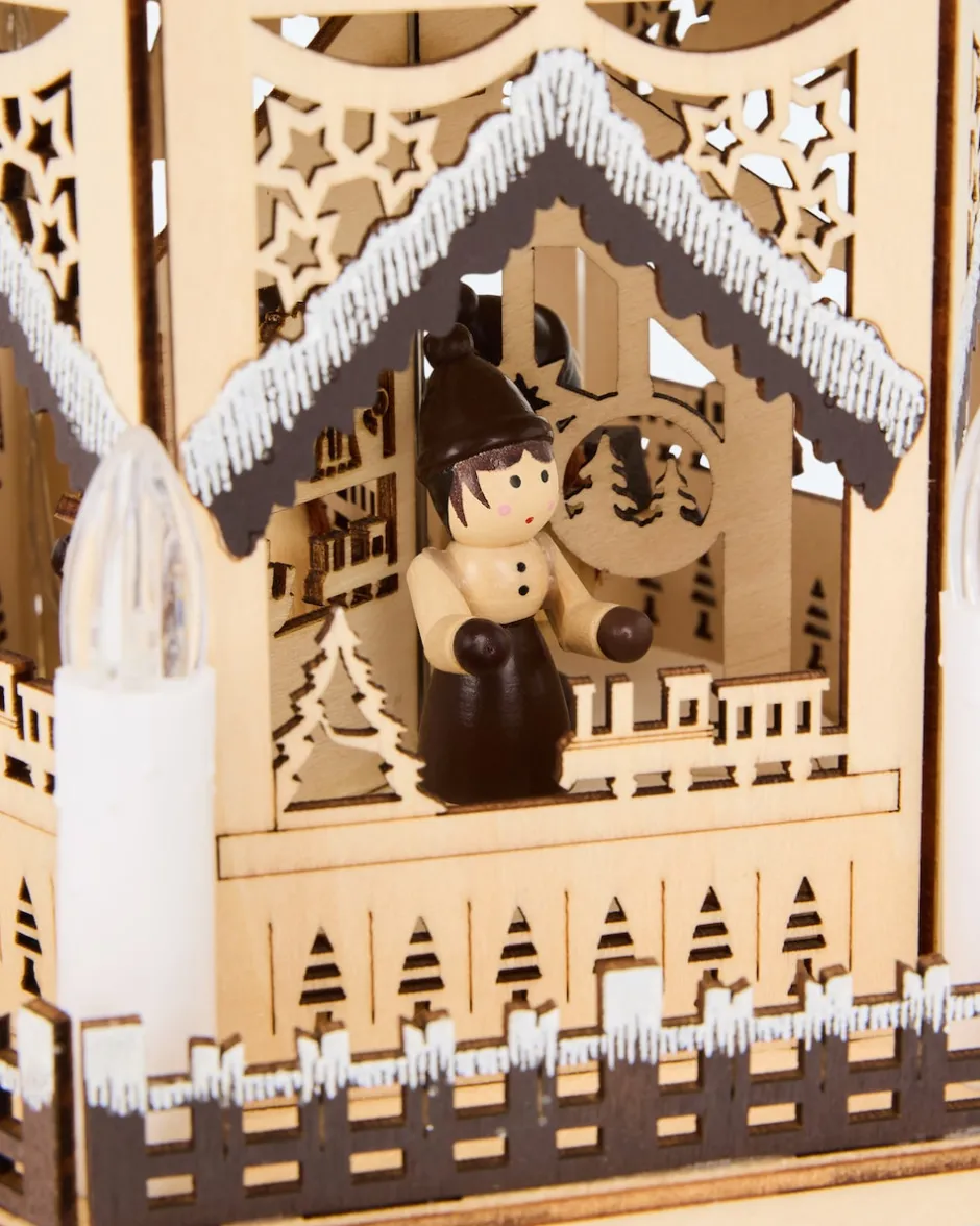 Clearance LED-Holzpyramide Classic Dekoration