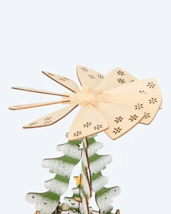 Hot LED-Holzpyramide Wichtel Dekoration