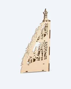 Online LED-Holzpyramide Wichtel Dekoration