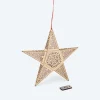Outlet LED-Holzstern zum Aufhängen Dekoration