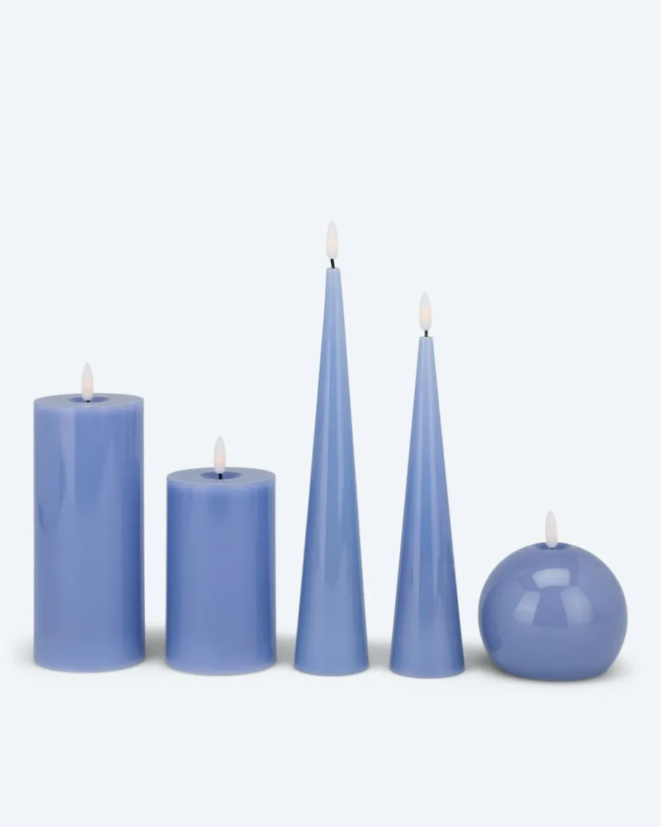 Discount LED-Kerzen-Mix Glossy, 5tlg. Dekoration