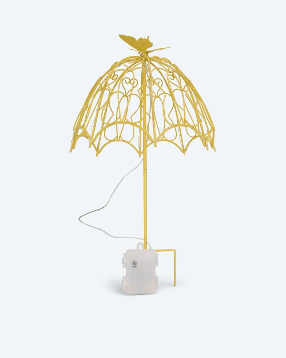 Discount LED-Outdoor-Gartenstecker "Schirm" Dekoration