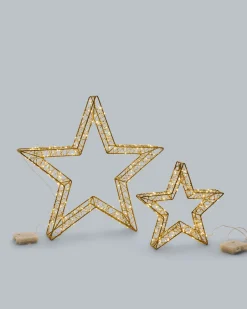 Sale LED-Outdoor-Stern, 2tlg. Dekoration