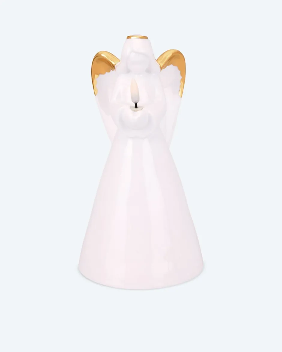 Discount LED-Porzellan-Engel Deluxe Dekoration