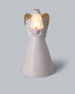 Discount LED-Porzellan-Engel Deluxe Dekoration