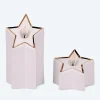 New LED-Porzellankerzen in Sternform, 2tlg. Dekoration