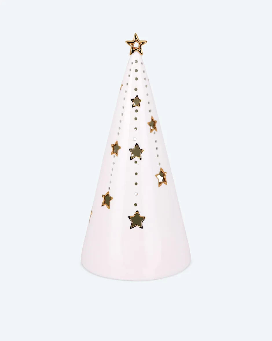 LED-Porzellan-Weihnachtsbaum Deluxe Dekoration