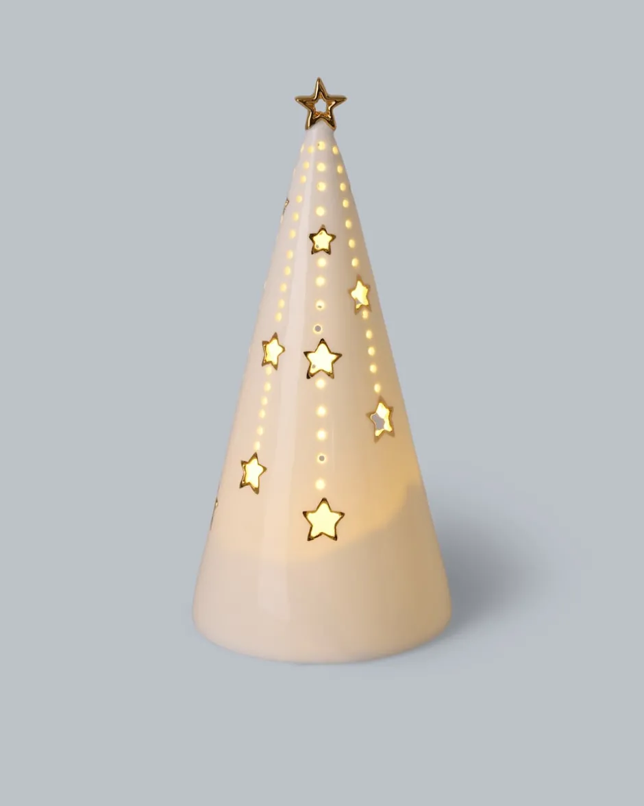 LED-Porzellan-Weihnachtsbaum Deluxe Dekoration