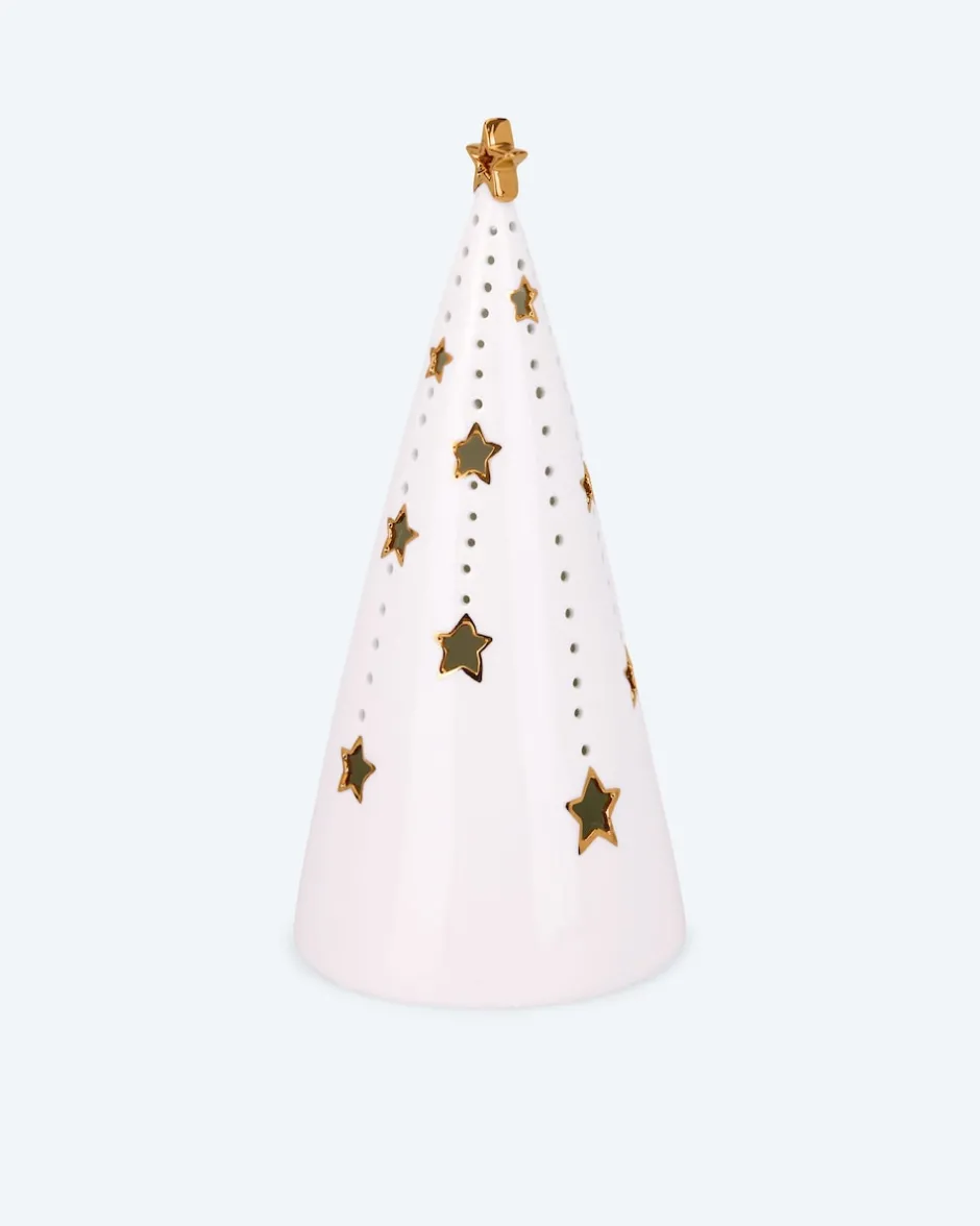 LED-Porzellan-Weihnachtsbaum Deluxe Dekoration