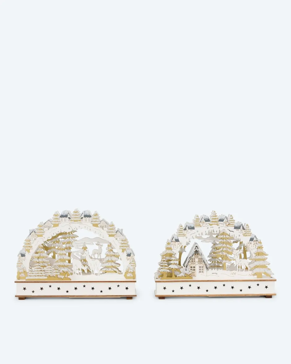 New LED-Schwibbögen Deluxe, 2tlg. Dekoration