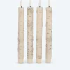 Clearance LED-Stabkerzen im Birken-Design, 4tlg. Dekoration