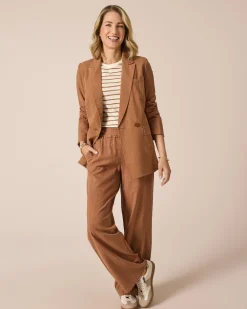 New Leinen Blazer Jacken & Mäntel