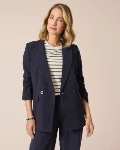 New Leinen Blazer Jacken & Mäntel