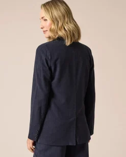 New Leinen Blazer Jacken & Mäntel