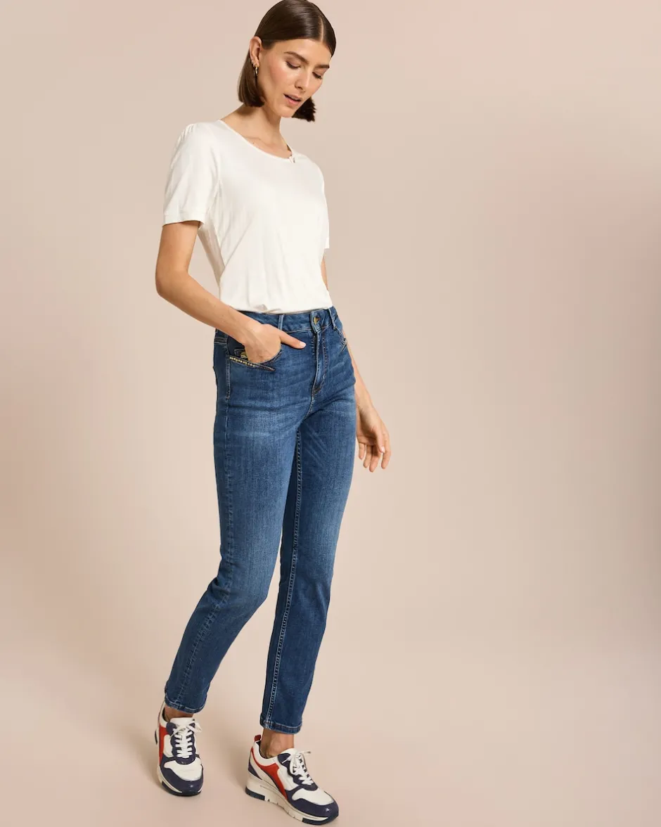 Discount Lola Paltinger Jeans mit Dekosteinchen Jeans|Hosen