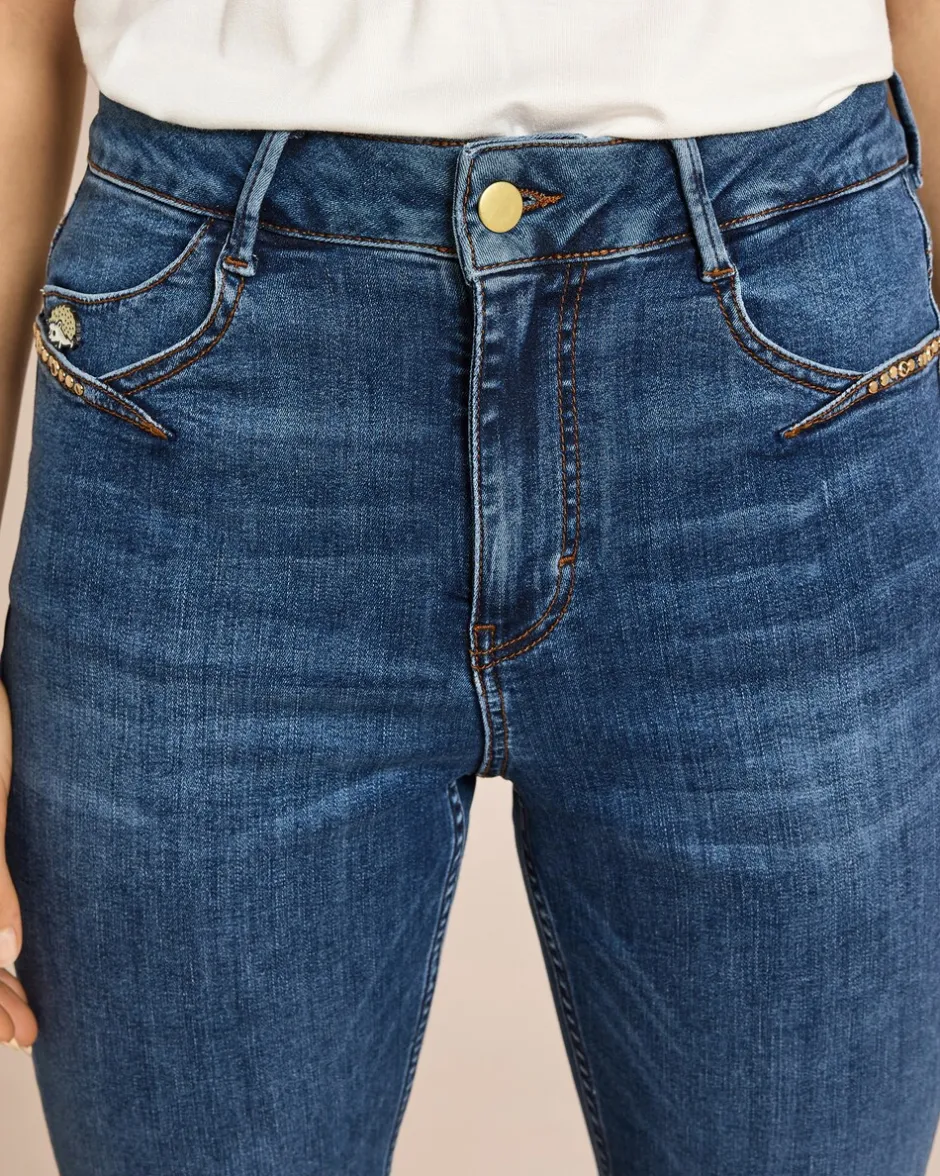 Discount Lola Paltinger Jeans mit Dekosteinchen Jeans|Hosen