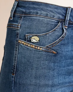 Discount Lola Paltinger Jeans mit Dekosteinchen Jeans|Hosen