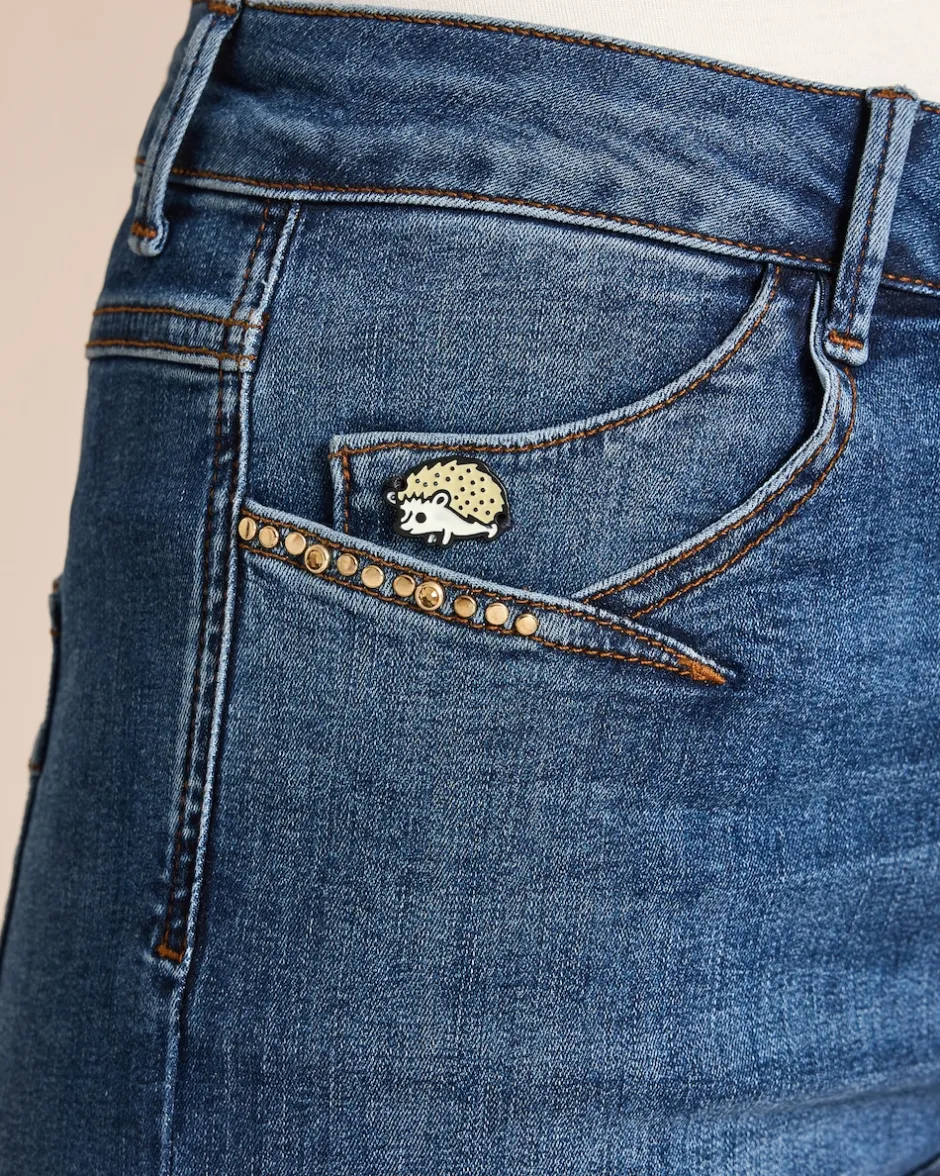 Discount Lola Paltinger Jeans mit Dekosteinchen Jeans|Hosen