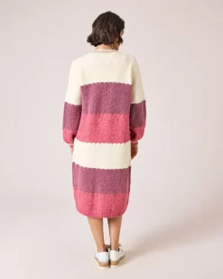Clearance Long-Cardigan in offener Form Strickware