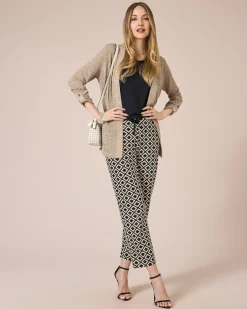 Clearance Longcardigan mit Metallicgarn Strickware