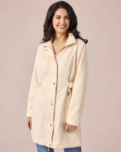 Online Longjacke in Velours-Optik Jacken & Mäntel